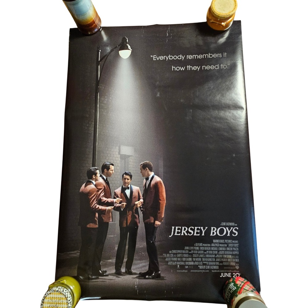 Jersey Boys 2014 Promo Movie Poster 27x40 John Lloyd Young, Erich Bergen